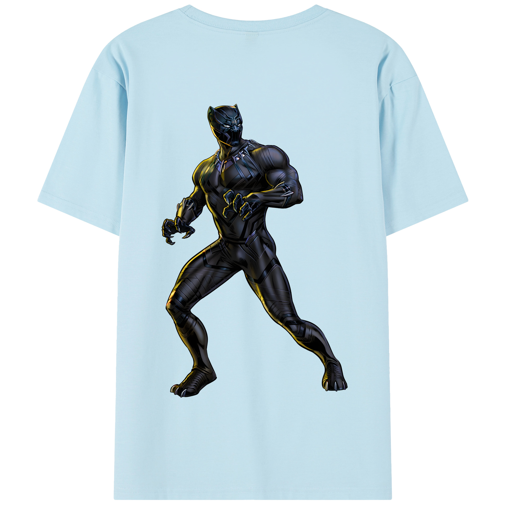 （画像用） アベンジャーズ The Avengers 綿100％半袖Tシャツ（背面プリント）